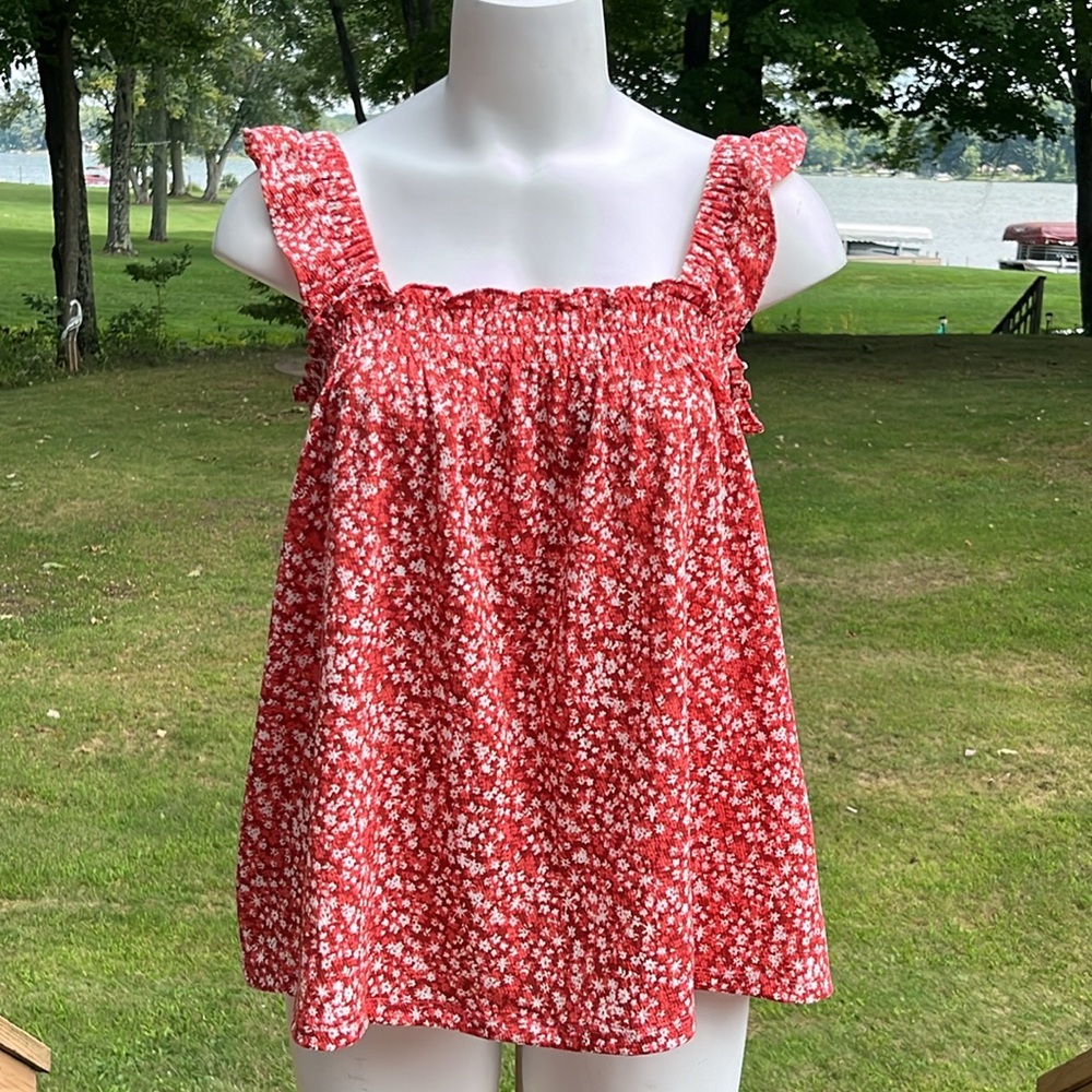 NWT babydoll boho loose fit top XL